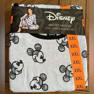Disney Mickey Mouse Pajamas Ladies 2 piece Lounge Set Size XXL 20/22 NEW